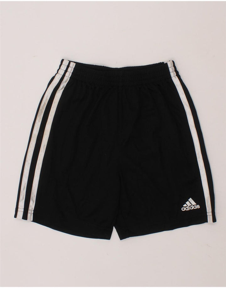 ADIDAS Boys Sport Shorts 4-5 Years  Black Polyester Vintage Adidas and Second-Hand Adidas from Messina Hembry 