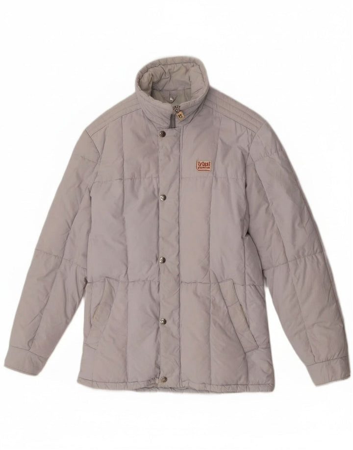 Trissi Damen Wattierte Jacke IT 46 Large Blau