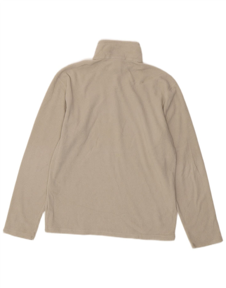 THE NORTH FACE Herren-Fleecepullover mit Reißverschluss am Hals, Größe S, Grau, Polyester