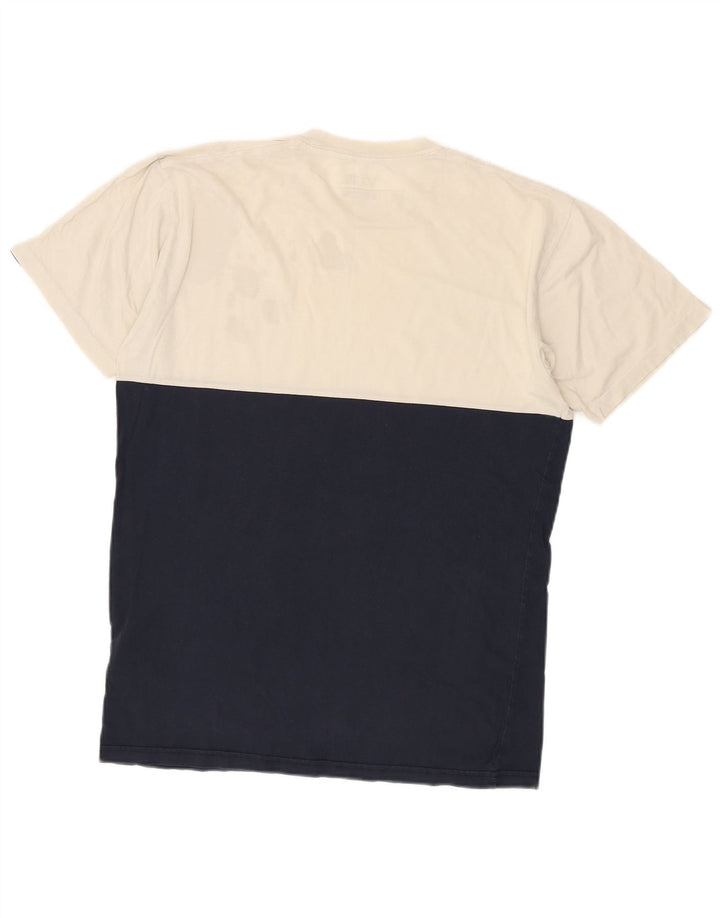 VANS Herren-T-Shirt mit klassischer Passform, Mittelweiß, Farbblock