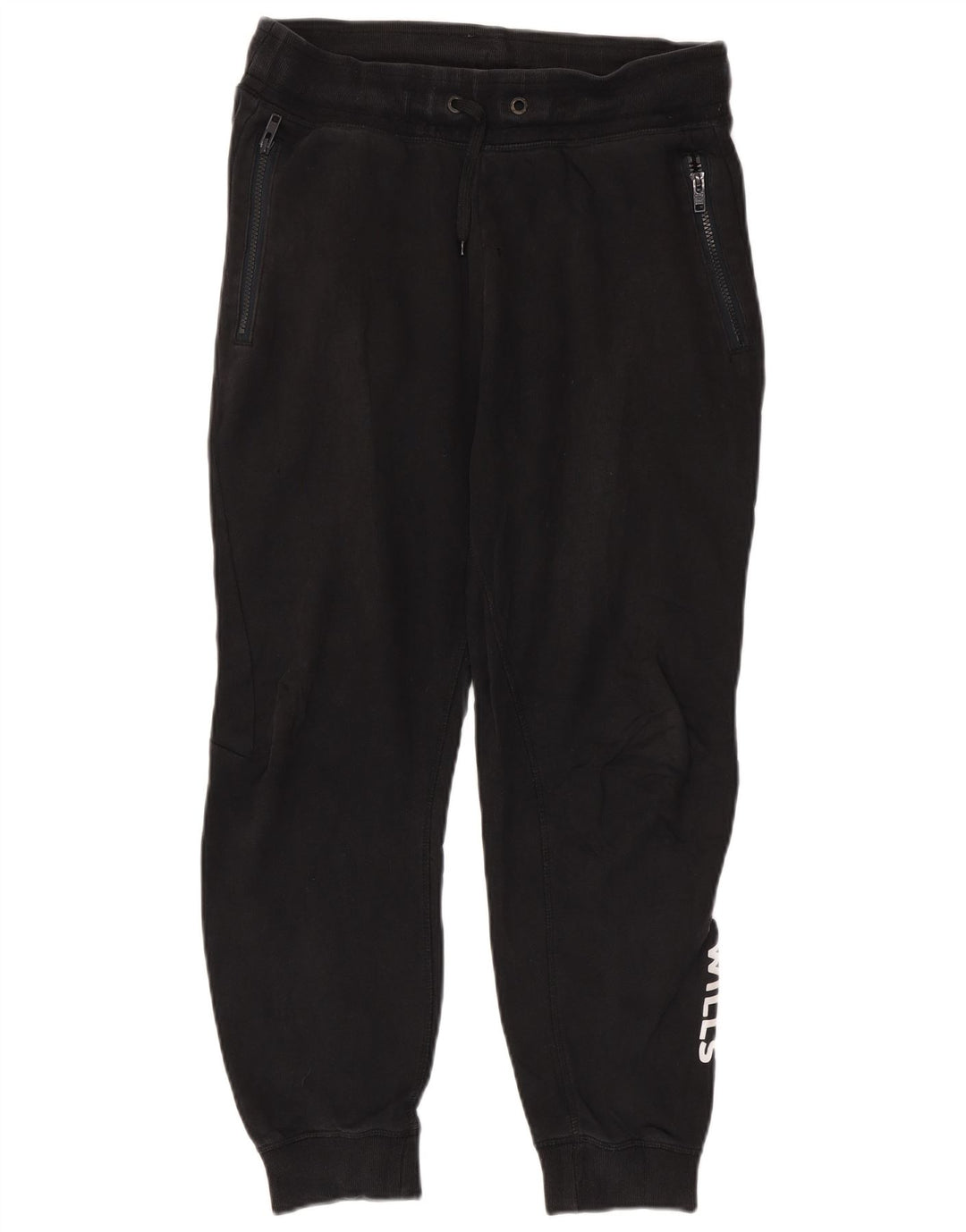 Jack Wills Herren-Trainingsanzughose mit grafischem Muster, mittelschwarze Baumwolle