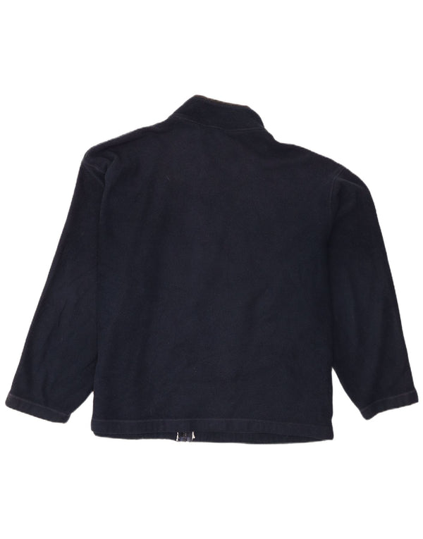 Marks & Spencer Herren Fleecejacke UK 40 Large Marineblau Polyester
