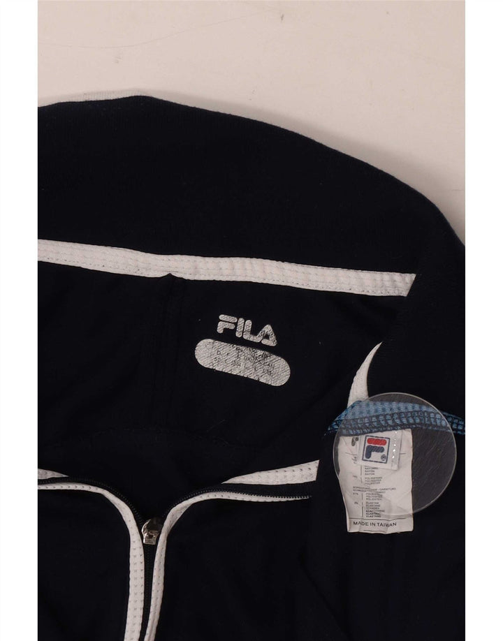 Fila Herren-Poloshirt, große marineblaue Baumwolle