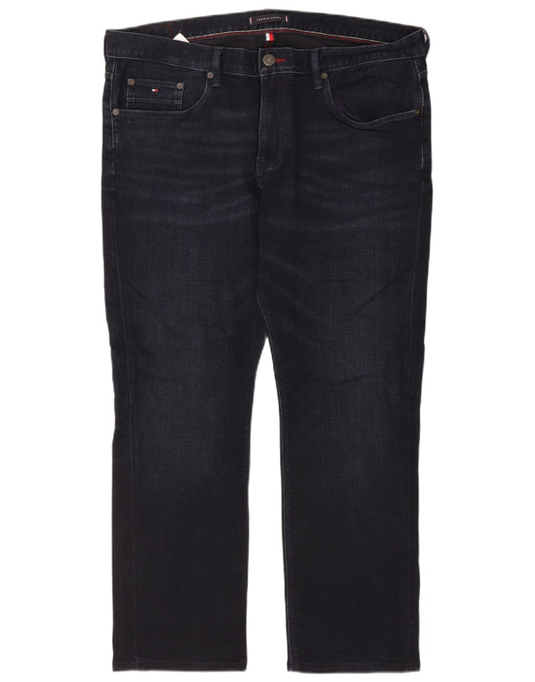 Tommy Hilfiger Mens Denton Straight Jeans W38 L32 Navy Blue Cotton