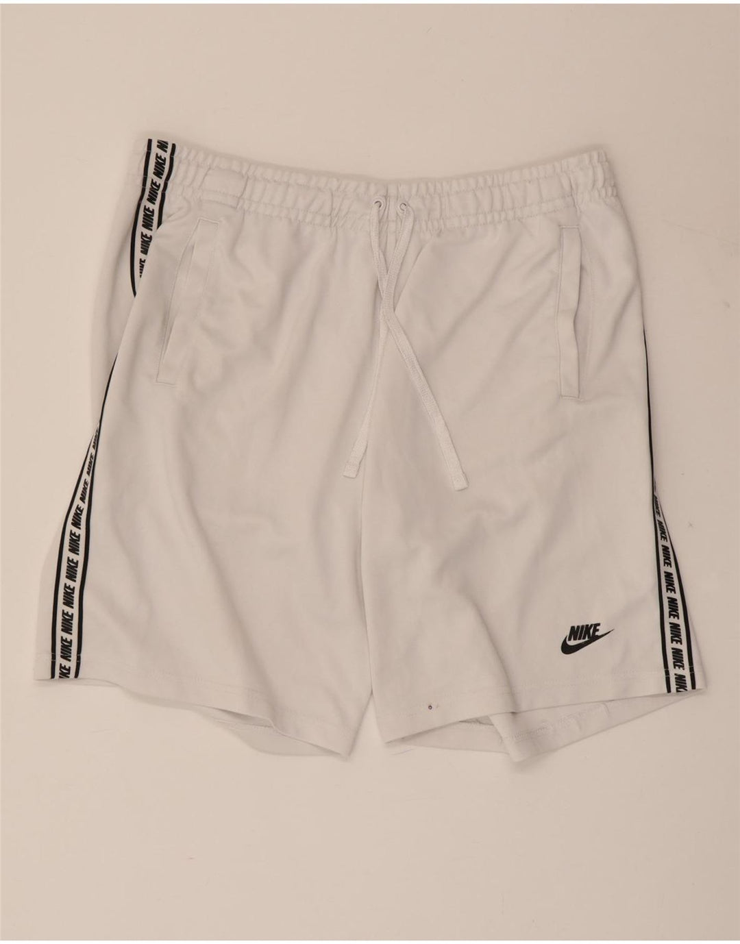 NIKE Mens Graphic Sport Shorts XL White Polyester