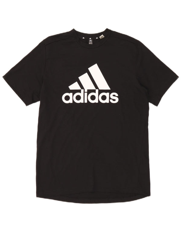 Adidas Herren Aeroready Graphic T-Shirt Top Medium Schwarz Polyester