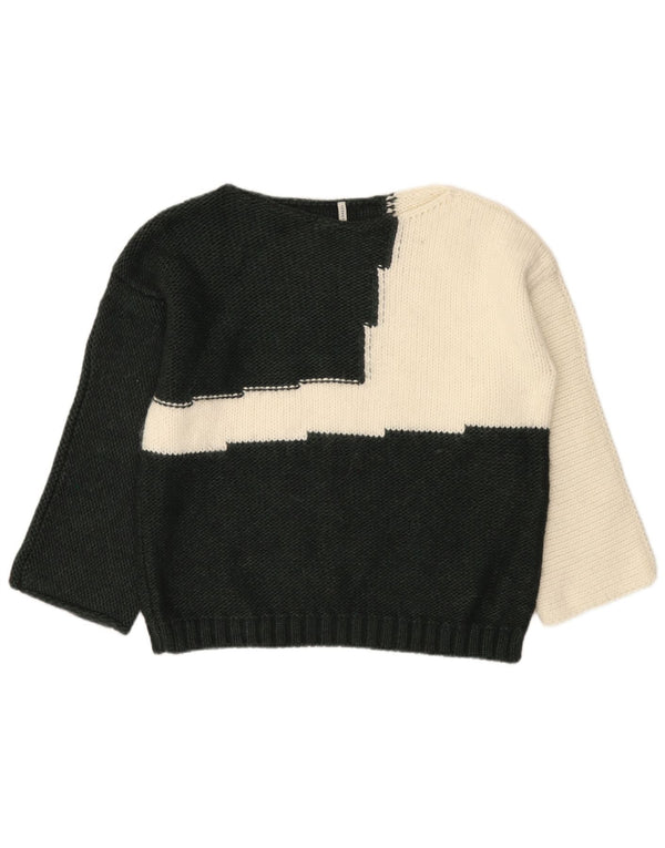 Carrera Damen-Pullover mit U-Boot-Ausschnitt, UK 16, Größe L, Schwarz, Farbblock