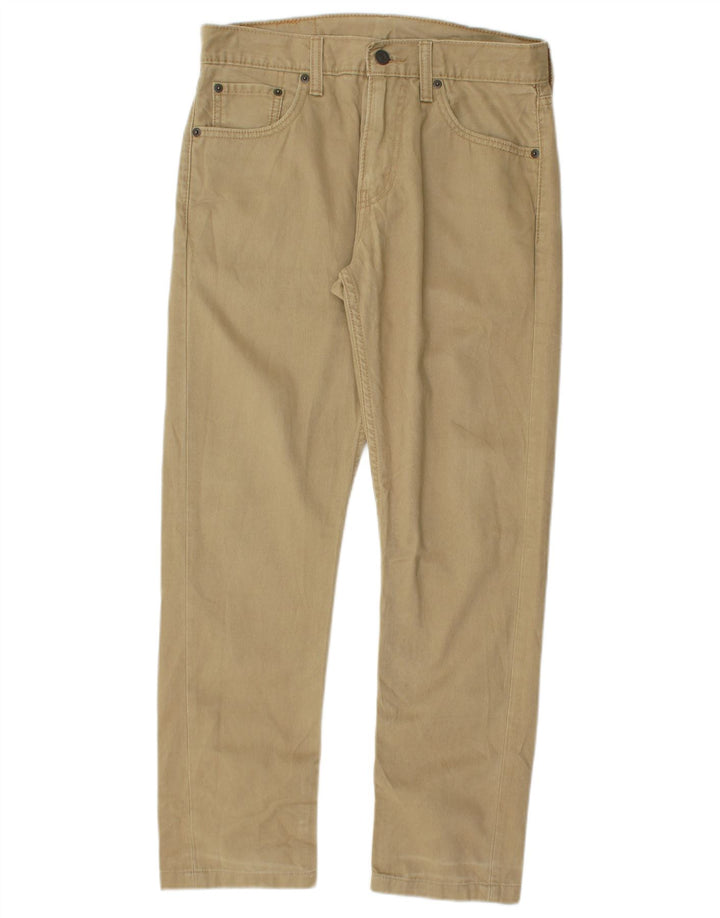 Levi's Herren 508 Regular Tapered Freizeithose W29 L27 Beige Baumwolle