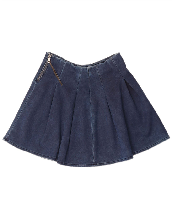 Guess Mini-Jeansrock für Damen, W28, mittelmarineblaue Baumwolle