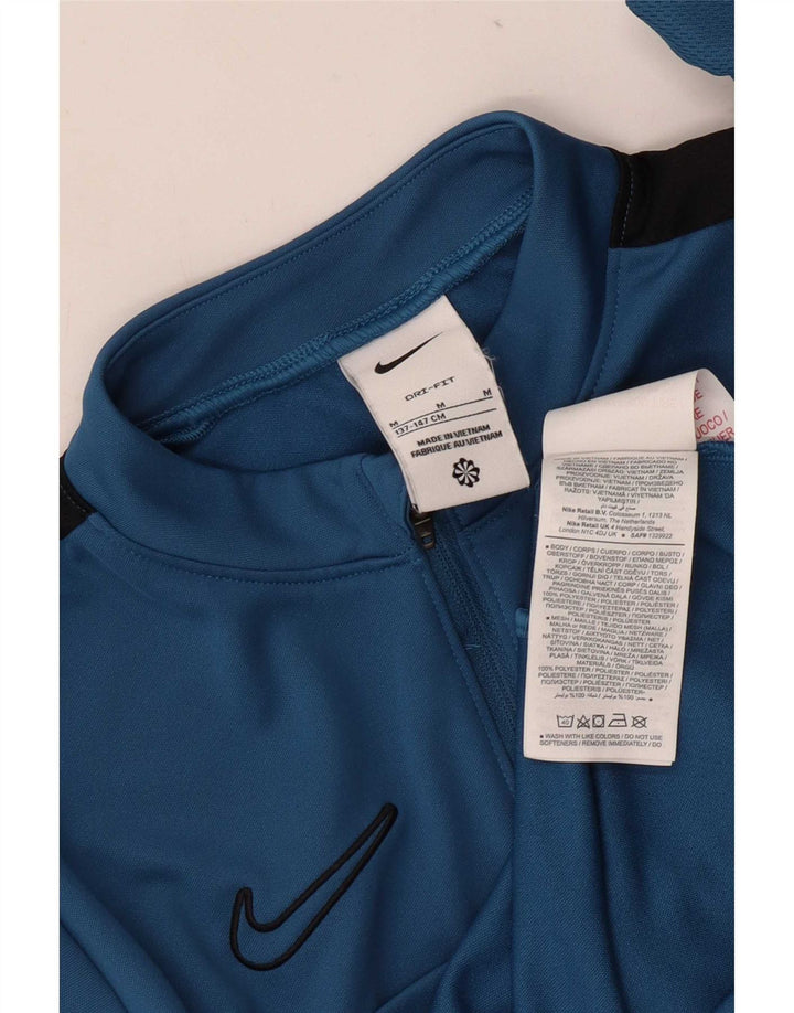Nike Dri Fit Pullover-Trainingsanzugoberteil für Jungen, 10–11 Jahre, Mittelblau