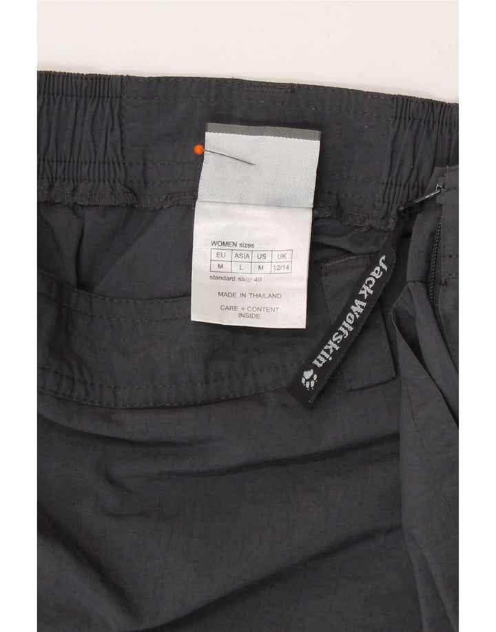 Jack Wolfskin Damen Skort UK 12/14 Mittelgraues Polyamid