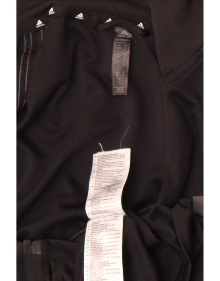 Adidas Herren Aeroready Trainingsanzug Top Jacke UK 36/38 Small Schwarz Polyester