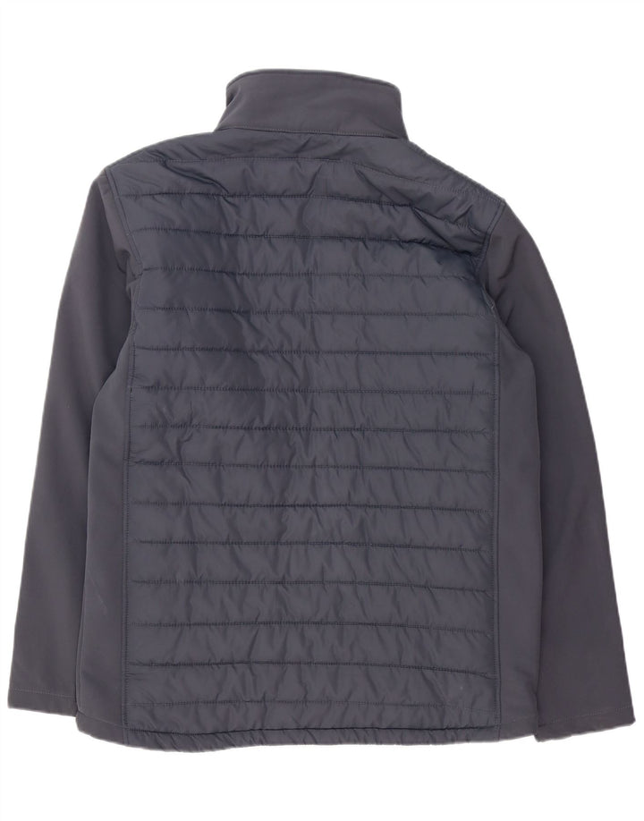 Dickies wattierte Herrenjacke UK 42 XL Blaues Colourblock-Polyester