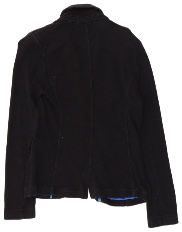 Whistles Damen-Blazerjacke mit 2 Knöpfen, Gr. 10, Größe S, Schwarz, Baumwolle