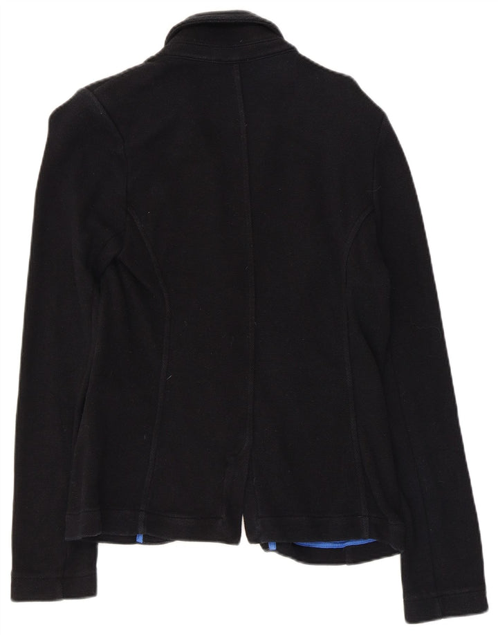 Whistles Damen-Blazerjacke mit 2 Knöpfen, Gr. 10, Größe S, Schwarz, Baumwolle