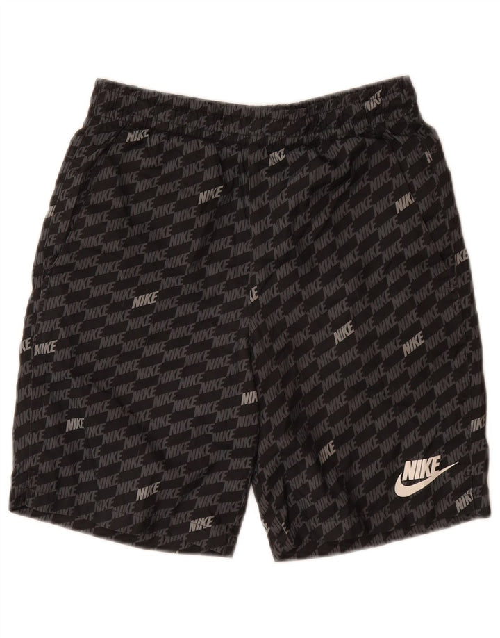 Nike Jungen-Badeshorts mit Grafik, 12–13 Jahre, groß, graues Polyester