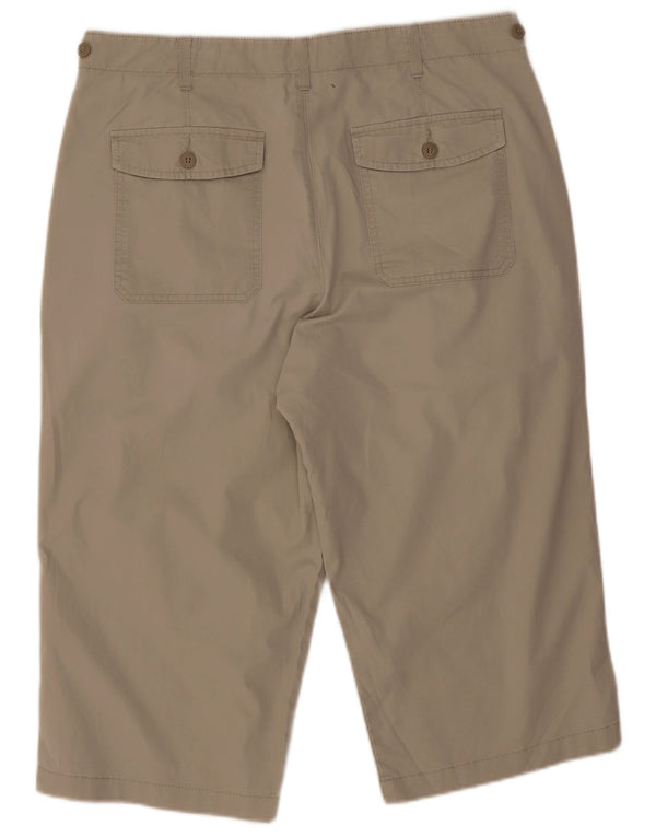 Marks & Spencer Herren Blue Harbour Bermudashorts W34 Large Beige Baumwolle