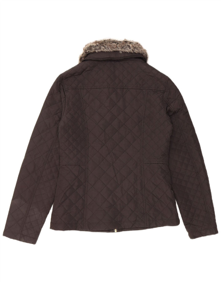 OASIS Damen Steppjacke UK 6 XS Schwarz Polyester