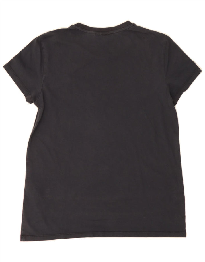 LEVI'S Womens T-Shirt Top UK 10 Small Navy Blue Cotton Vintage Levi's and Second-Hand Levi's from Messina Hembry 