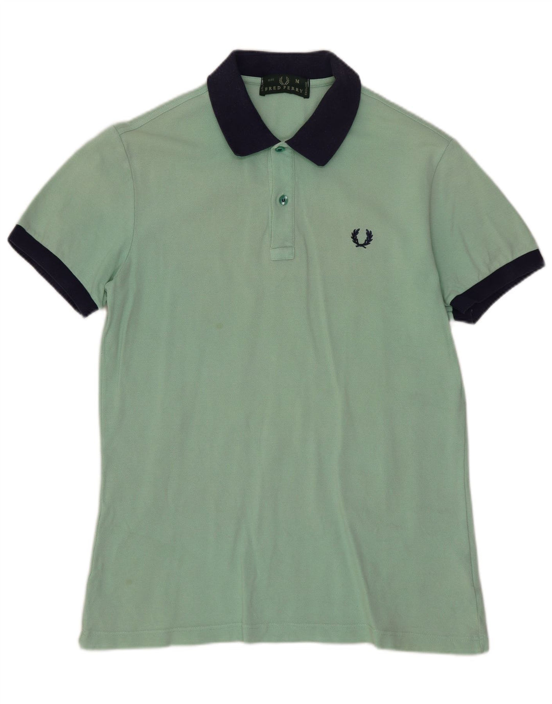 FRED PERRY Herren-Poloshirt aus mittelgrüner Baumwolle
