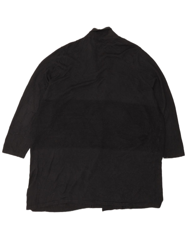 Marks & Spencer Damen Autograph Longline Cardigan Pullover UK 18 XL Schwarz