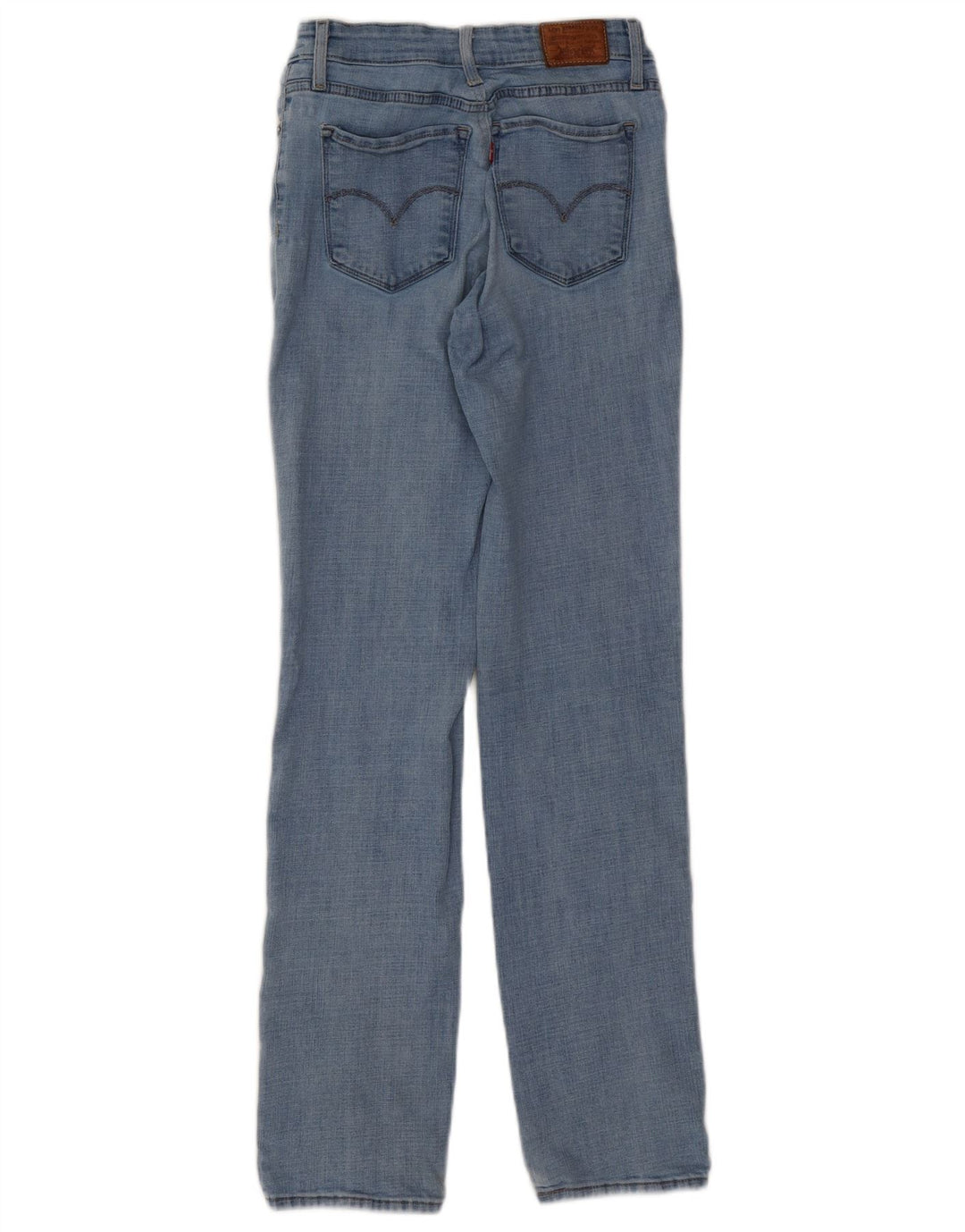 LEVI'S Damen Straight Jeans W29 L32 Blaue Baumwolle