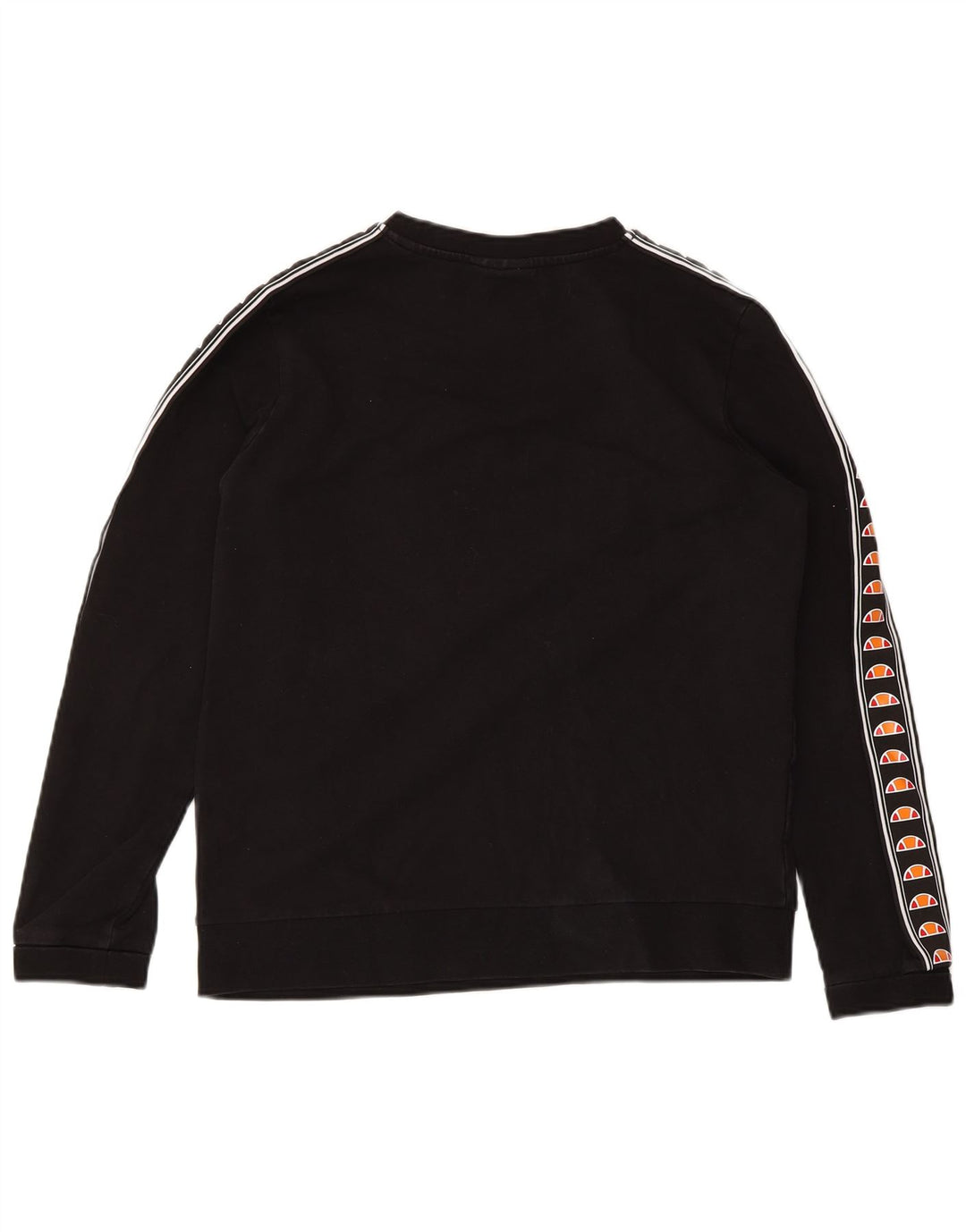 ELLESSE Damen Heritage Graphic Sweatshirt Pullover UK 14 Medium Schwarz