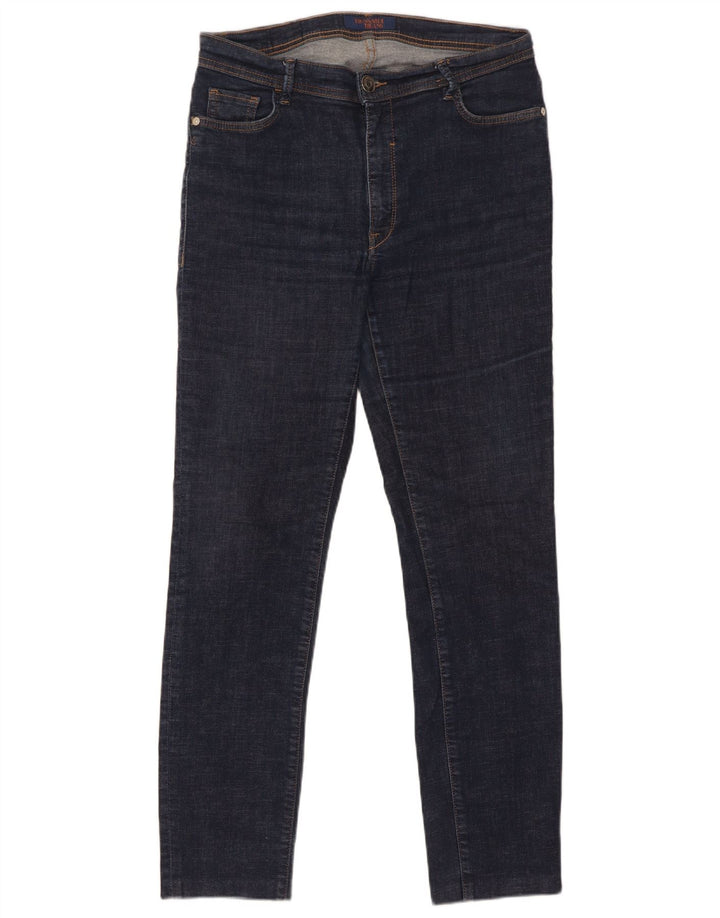 Trussardi Damen Slim Jeans W30 L29 Marineblau