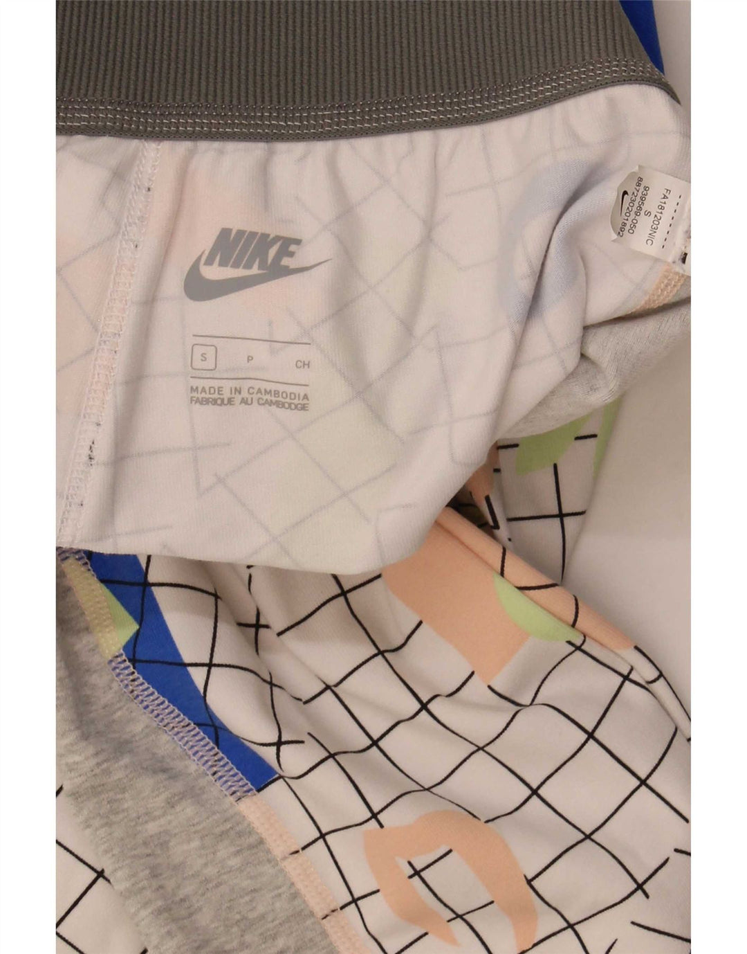 Nike Damen-Trainingshose, Jogginghose, Größe S, Größe S, grau, geometrisch