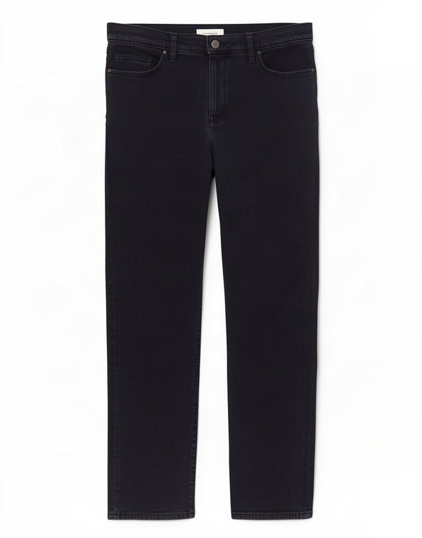 Marks & Spencer Herren-Freizeithose, gerade, W36, L33, marineblau, Baumwolle