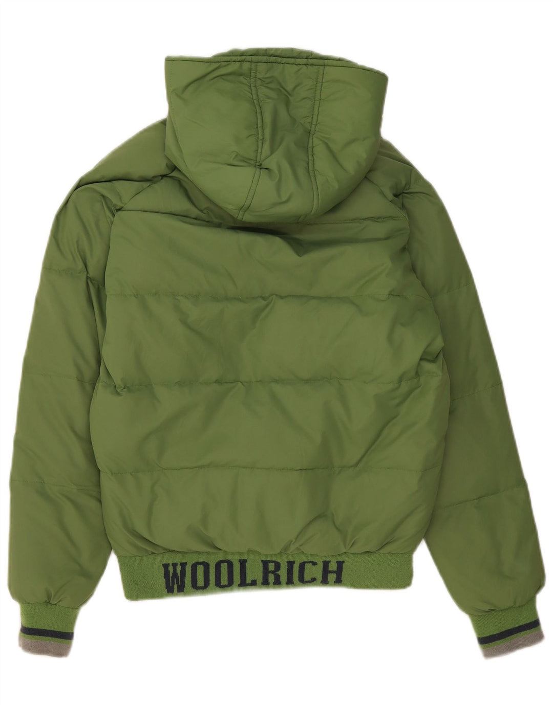 Woolrich Wattierte Jacke mit grafischer Kapuze für Jungen, 13–14 Jahre, Grün