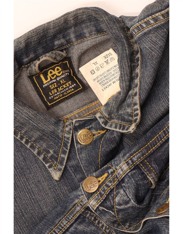 Lee Jeansjacke für Jungen, 14–15 Jahre, XL, blaue Baumwolle