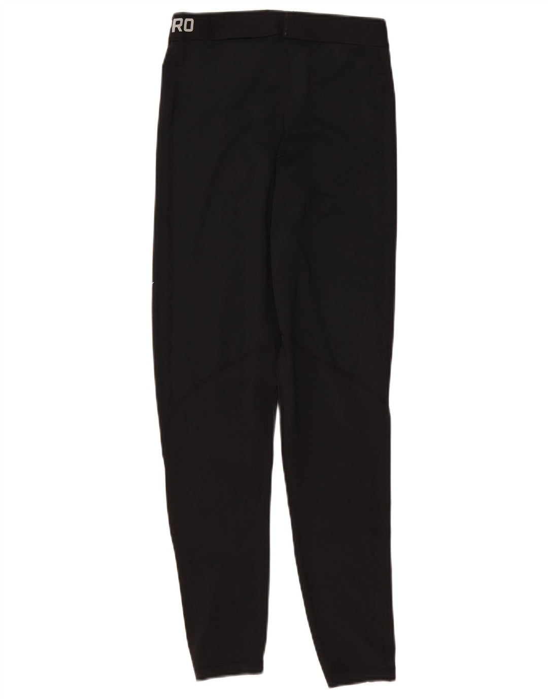 Nike Damen Dri Fit Graphic Leggings UK 12 Mittelschwarzes Polyester