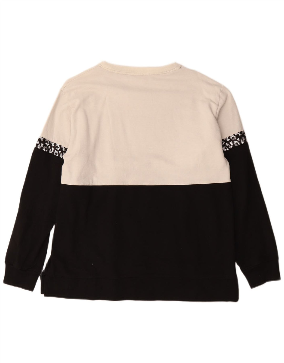 Freddy Grafik-Sweatshirt für Damen, UK 14, Größe L, Schwarz, Farbblock