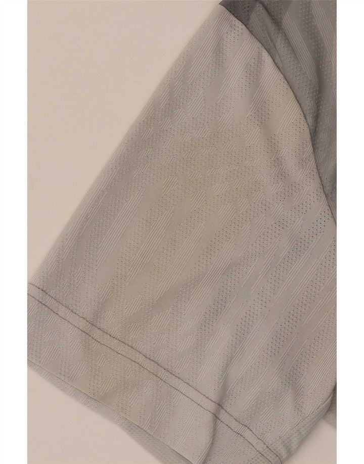 Adidas Herren T-Shirt Top Large Grau Tie Dye Polyester