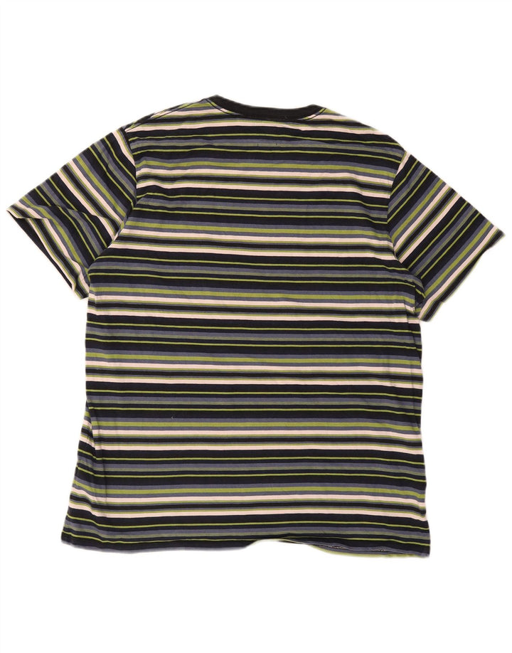 LEVI'S Herren Standard T-Shirt Top XL Mehrfarbig gestreift aus Baumwolle