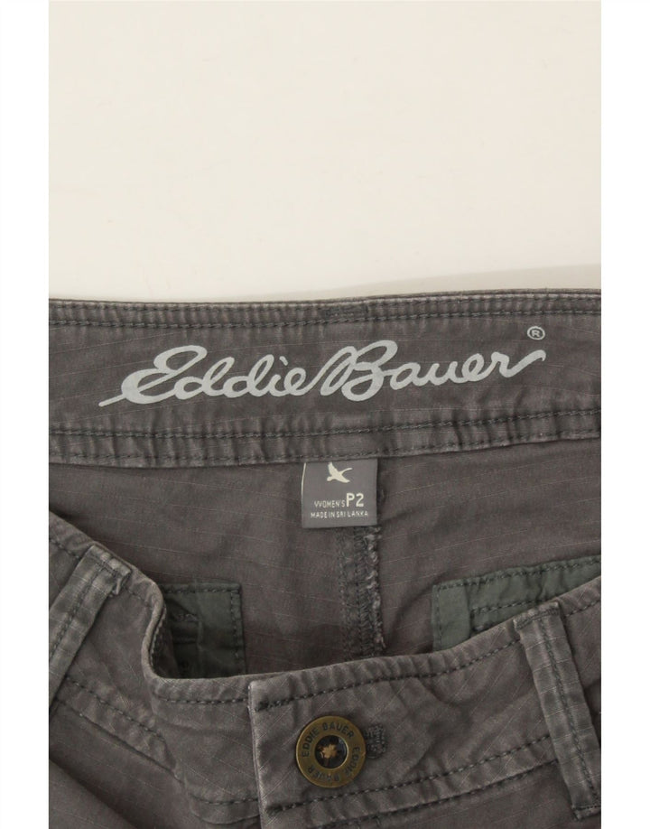 EDDIE BAUER Womens Cargo Shorts US 2 XS W30 Grey Cotton Vintage Eddie Bauer and Second-Hand Eddie Bauer from Messina Hembry 