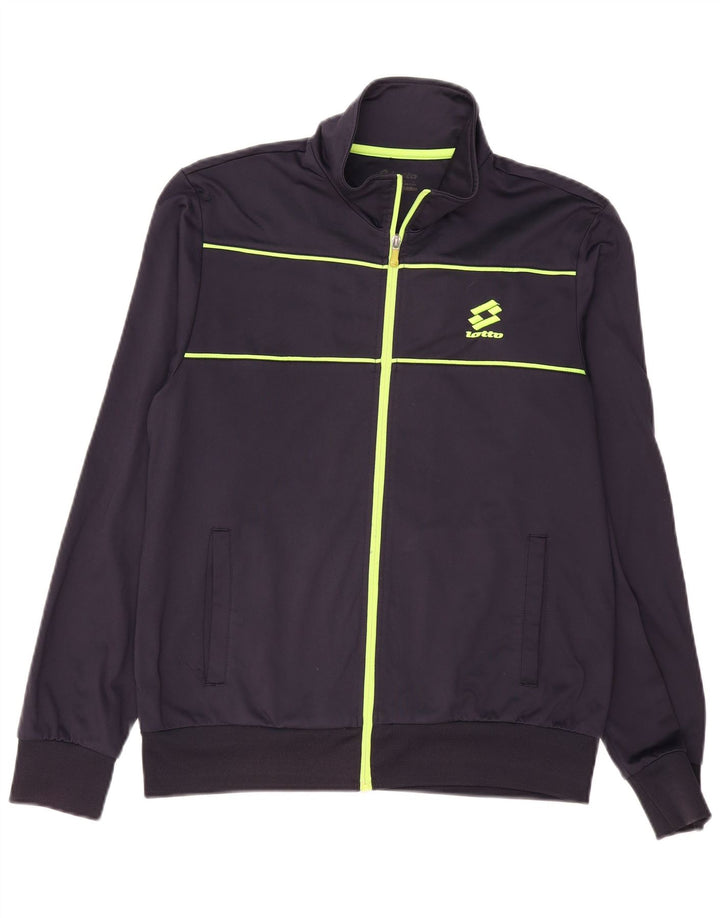 Lotto Herren-Trainingsanzug-Top-Jacke, mittelgroß, Marineblau