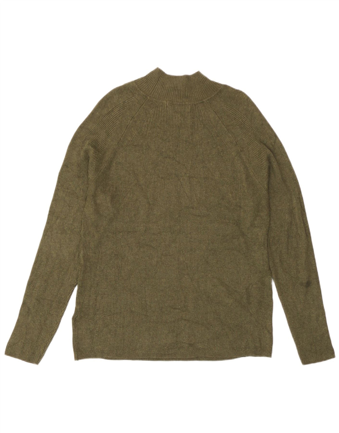 Marks & Spencer Damen-Pullover mit Rollkragen, Gr. 40, Khaki, Viskose