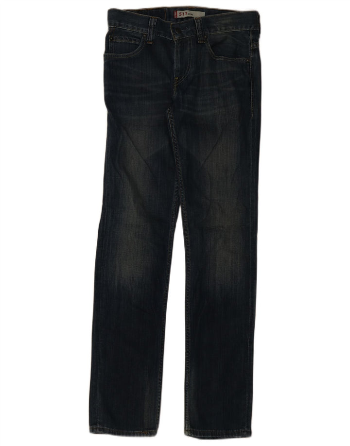 Levi's Herren 511 Slim Jeans W31 L34 Marineblaue Baumwolle