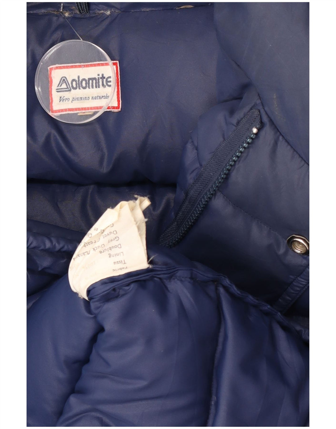 Dolomite Herren Wattierte Jacke UK 40 Large Marineblaues Nylon
