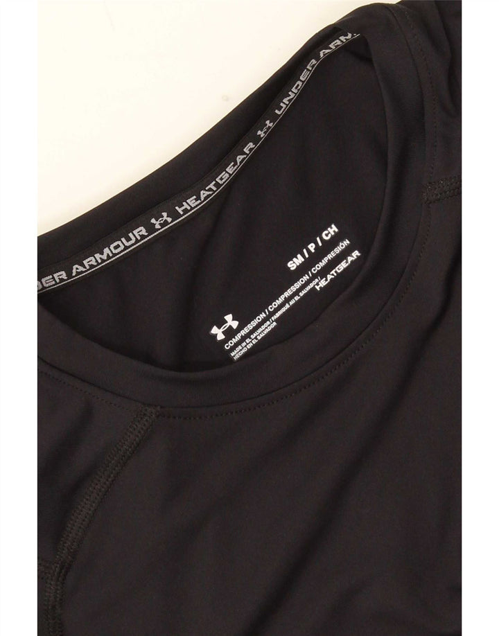 Under Armour Herren Heat Gear Top Langarm Small Schwarz