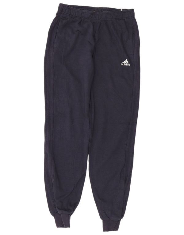 Adidas Jungen Trainingshose Jogger 15-16 Jahre Marineblaue Baumwolle