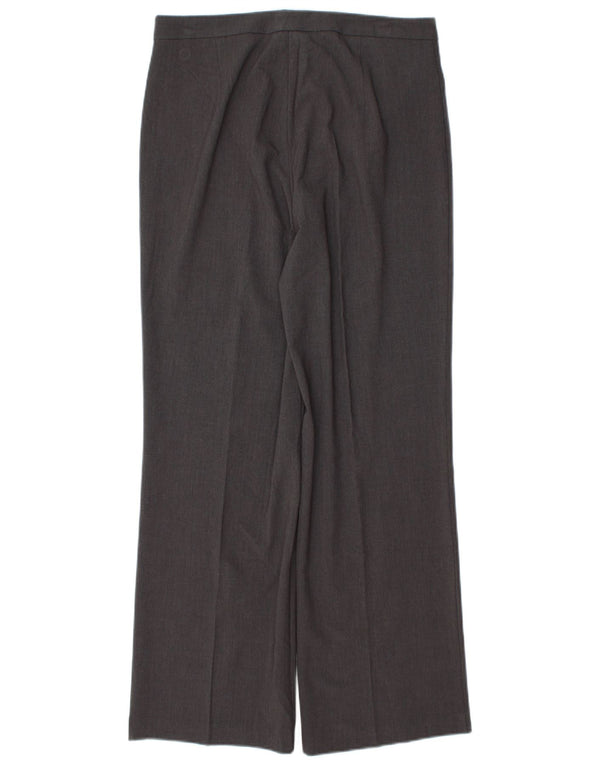 Marks & Spencer Damen Gerade Freizeithose UK 12 Medium W30 L30 Grau