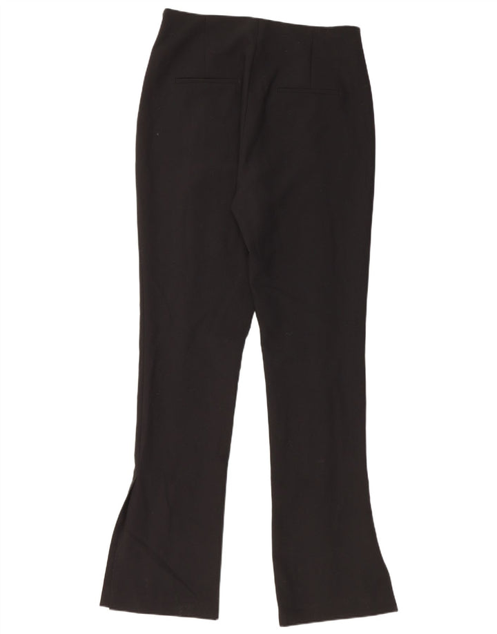 ZARA Damen Bootcut Freizeithose Large Schwarz Polyester