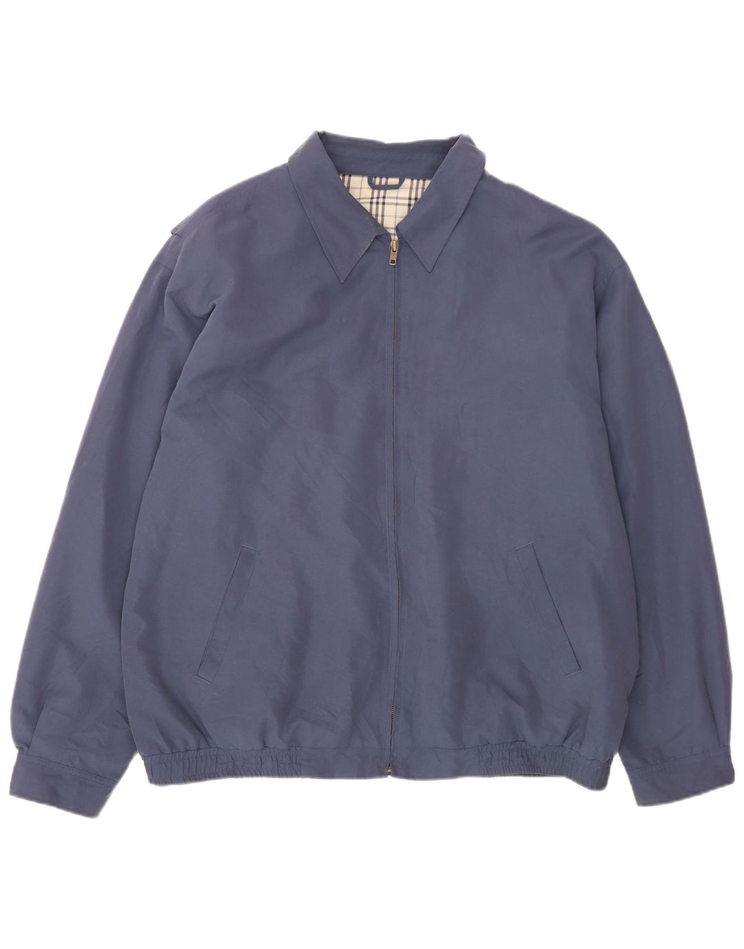 Bhs Herren Bomberjacke UK 47/49 2XL Marineblaue Baumwolle