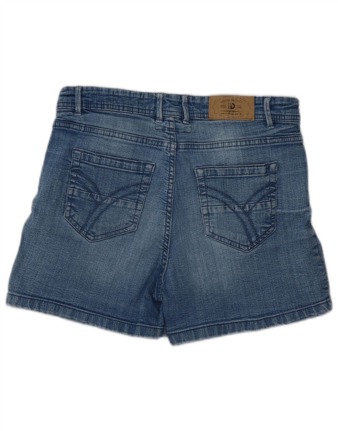 Dack's Slim Fit Denim-Shorts für Damen IT 46 Large W30 Blaue Baumwolle