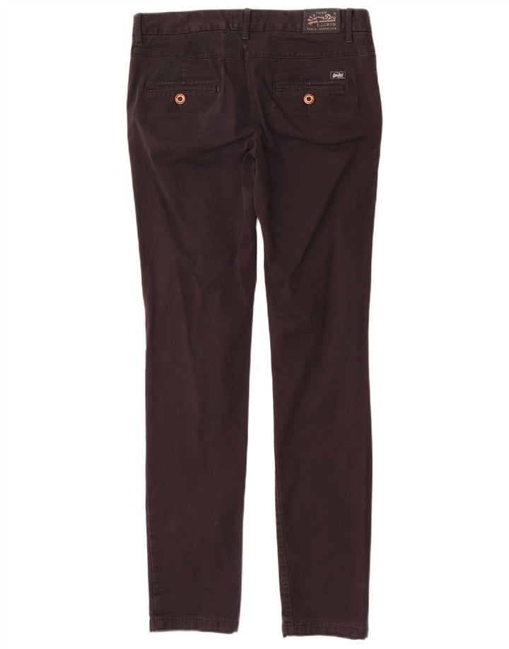 SUPERDRY Slim Chino-Hose für Damen, Größe S, W27, L31, Schwarz
