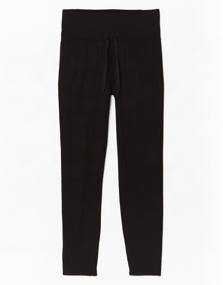 Adidas Damen Trainingshose UK 8/10 Small Schwarz Rayon