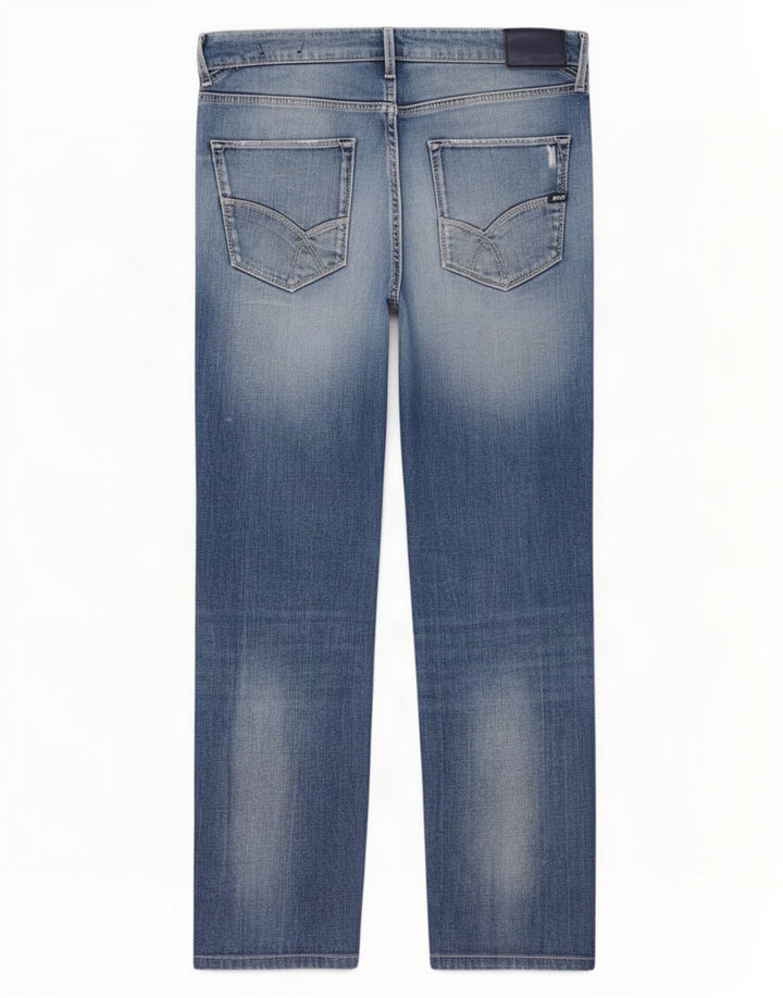Gas Herren Straight Jeans W36 L30 Blau